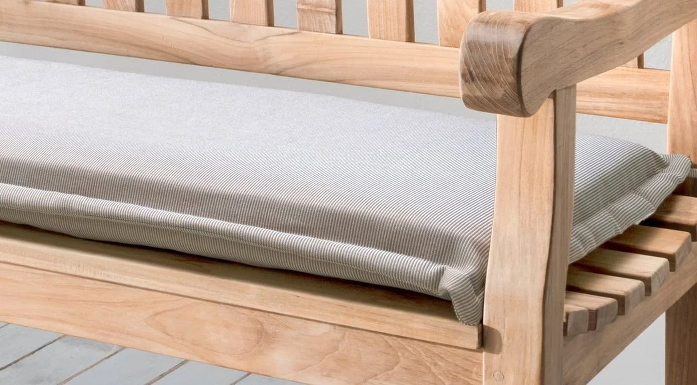 Destiny Bankauflage POLSTER Beige Sand 110cm - Bild 3