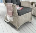 Destiny Sessel Casa Grau Polyrattan Aluminium inkl. Auflagen Bild 1