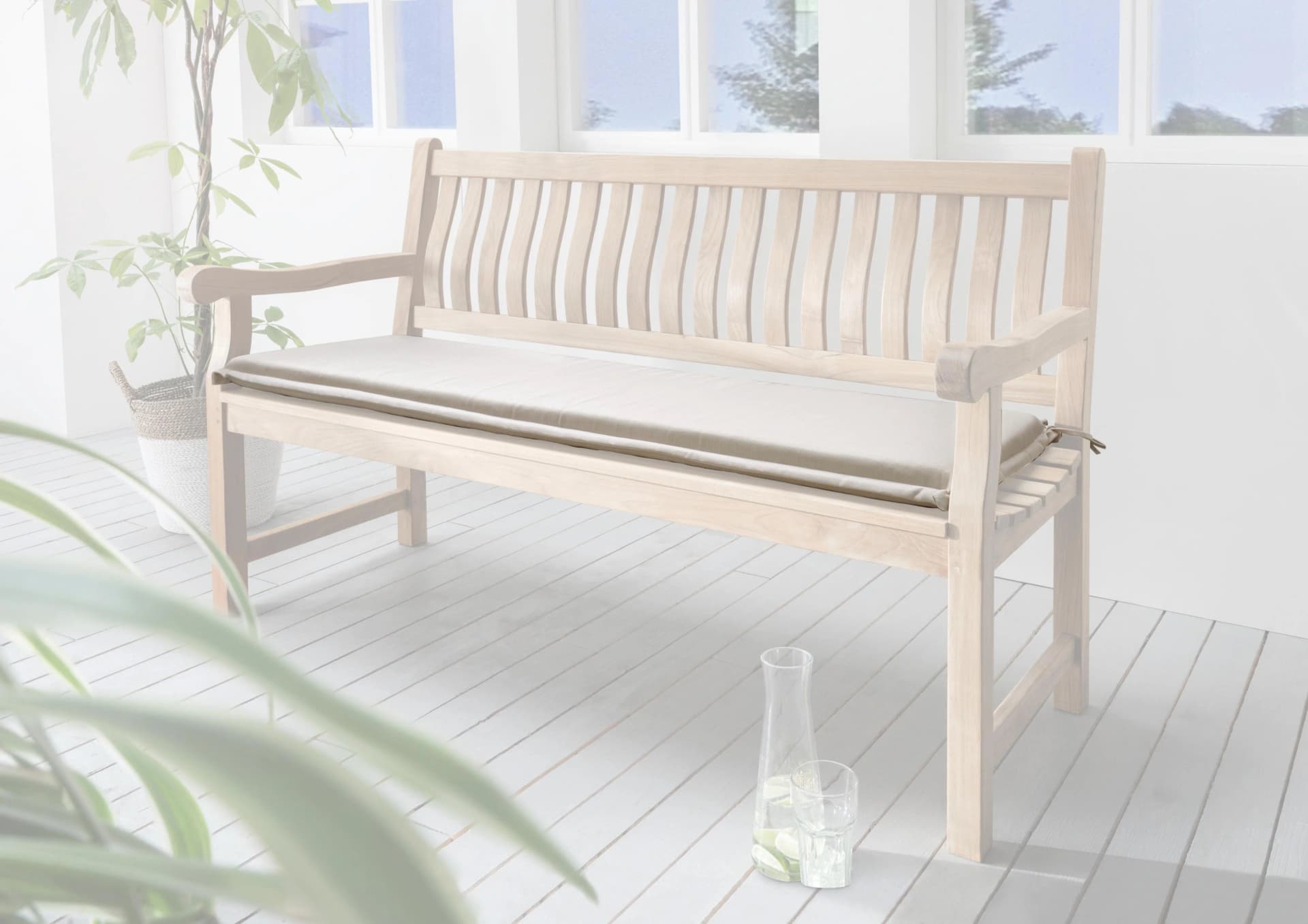 Destiny Bankauflage POLSTER Polyester natur