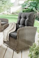 Gartenlounge-Set DESTINY MERANO Grau Aluminium Poly Rattan Bild 1