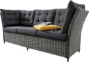 Loungesofa DESTINY PALMA Grau 3er Bank Aluminium Polyester Bild 4