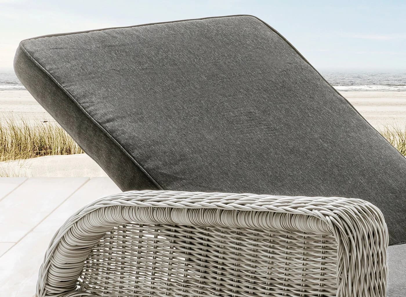 Destiny Gartenliege CASA Aluminium Polyrattan Verstellbar