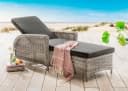 Destiny Gartenliege CASA Aluminium Polyrattan Verstellbar Bild 2