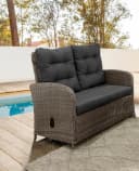 Destiny Loungesofa MERANO II Grau Polyrattan 2er Bild 2