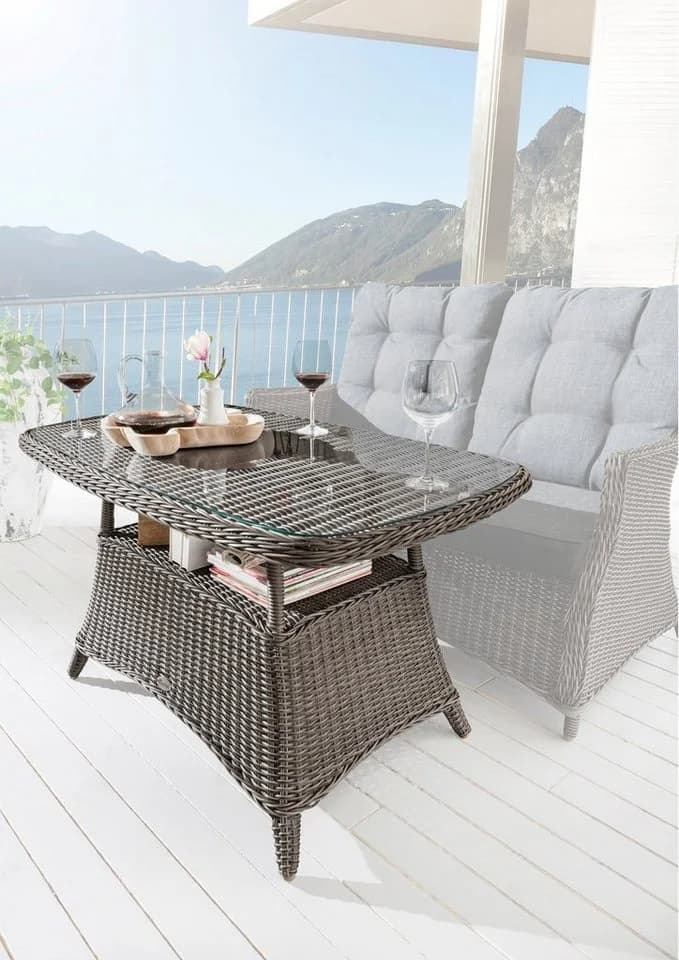 Destiny Gartentisch CASA MERANO Aluminium Polyrattan - Bild 2