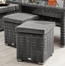 Destiny Gartenlounge-Set Santa Ponsa Grau Polyrattan Aluminium Bild 4