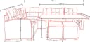 Destiny Gartenlounge-Set Santa Ponsa Grau Polyrattan Aluminium Bild 5