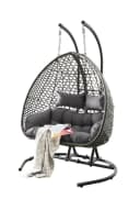 Destiny Hängesessel Coco Drop Double Stahl Polyrattan Bild 3
