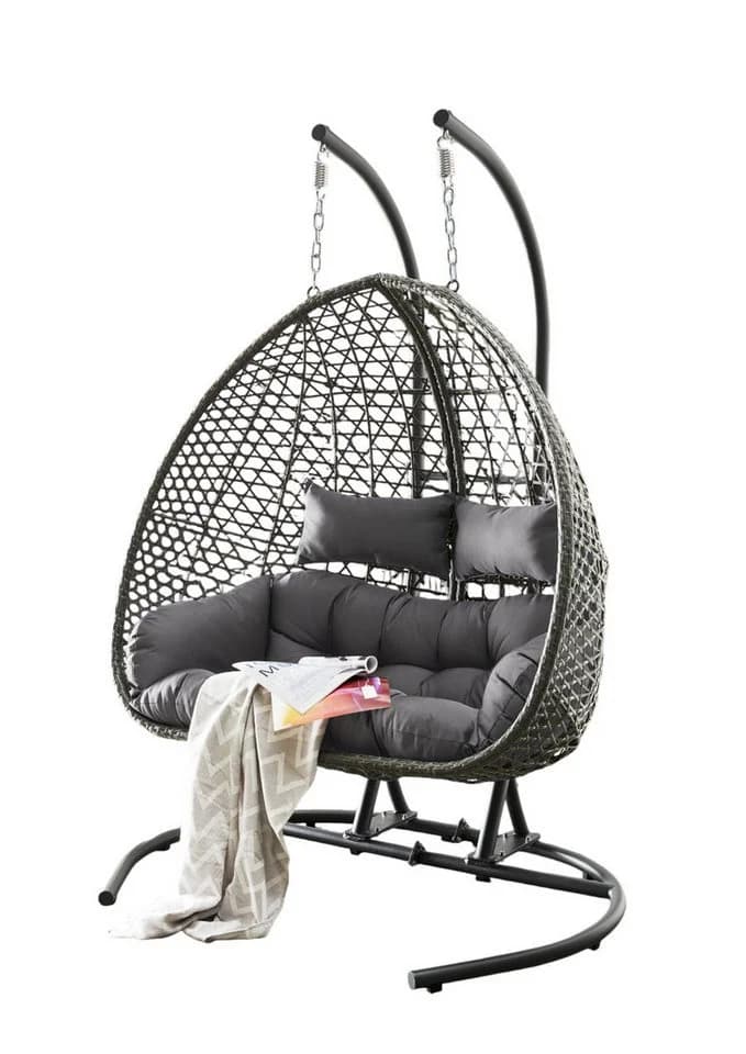 Destiny Hängesessel Coco Drop Double Stahl Polyrattan - Bild 3