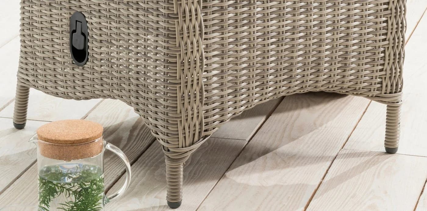 Destiny Garten-Essgruppe Palma Luna 9-tlg. Aluminium Polyrattan - Bild 5