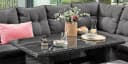 DESTINY Gartenlounge-Set Santa Ponsa De Luxe Grau Aluminium Polyrattan Bild 1