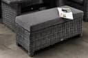 DESTINY Gartenlounge-Set Santa Ponsa De Luxe Grau Aluminium Polyrattan Bild 4
