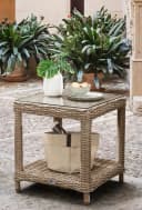 Destiny Balkonset MALAGA MERANO 2 Sessel Beistelltisch Beige Braun Bild 5