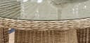 DESTINY Garten-Essgruppe MALAGA LUNA 13-tlg. Beige/Grau Aluminium Polyrattan Bild 5