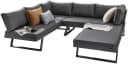 Gartenlounge-Set Destiny Manhattan 7-tlg. Dunkelgrau Aluminium Bild 2