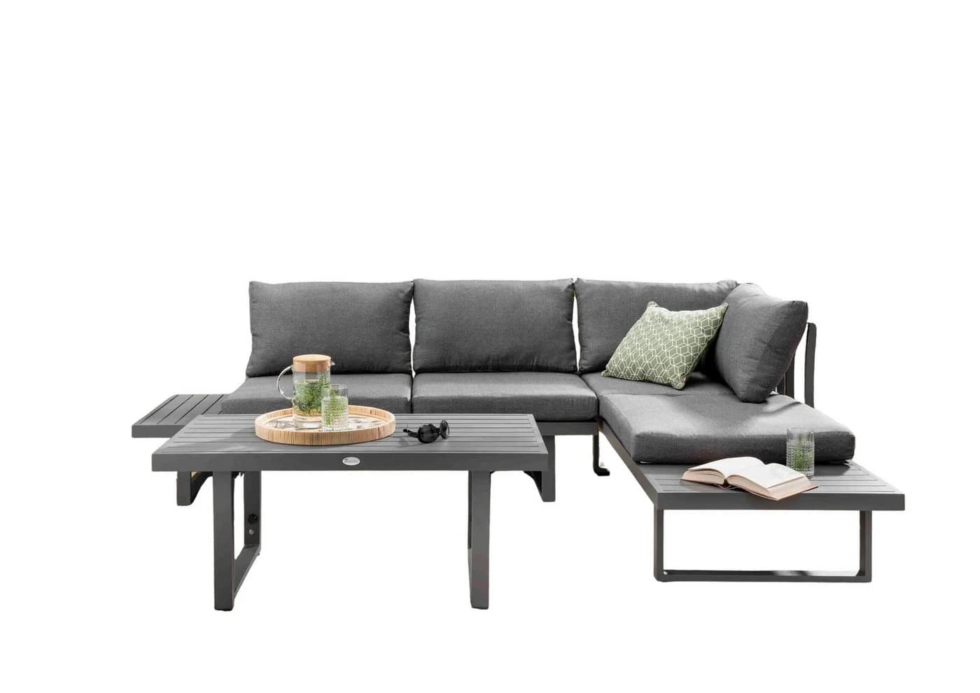 Gartenlounge-Set DESTINY SEA POINT 15-tlg. Grau Aluminium - Bild 3