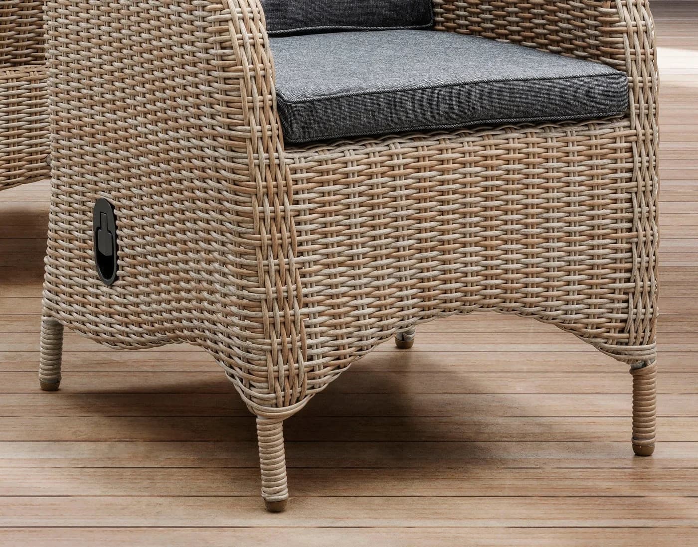 Destiny Gartensessel PALMA Set 2-St. Aluminium Polyrattan - Bild 3