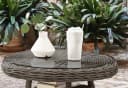 Destiny Gartentisch MALAGA Grau Aluminium Polyrattan Bild 1