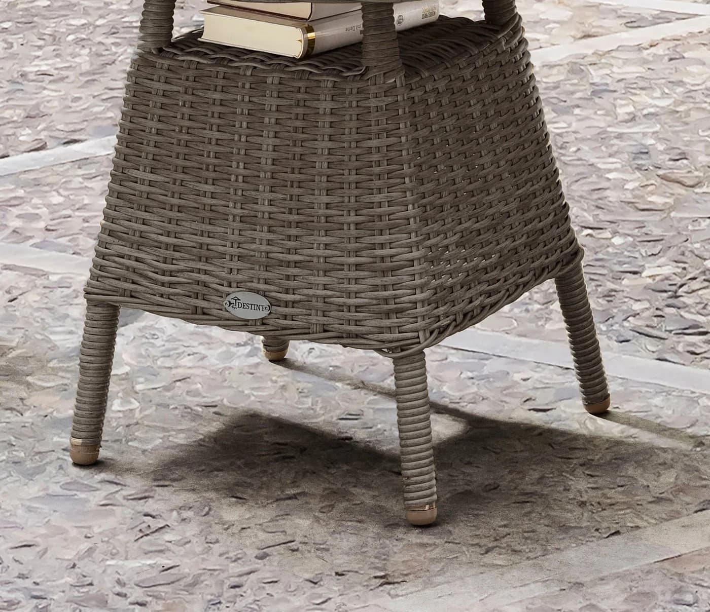 Destiny Gartentisch MALAGA Grau Aluminium Polyrattan - Bild 3