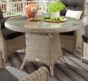 Destiny Garten-Essgruppe CASA LUNA 13-tlg. 4x Sessel 1x Tisch Polyrattan Bild 1