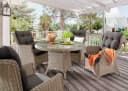 Destiny Garten-Essgruppe CASA LUNA 13-tlg. 4x Sessel 1x Tisch Polyrattan Bild 2