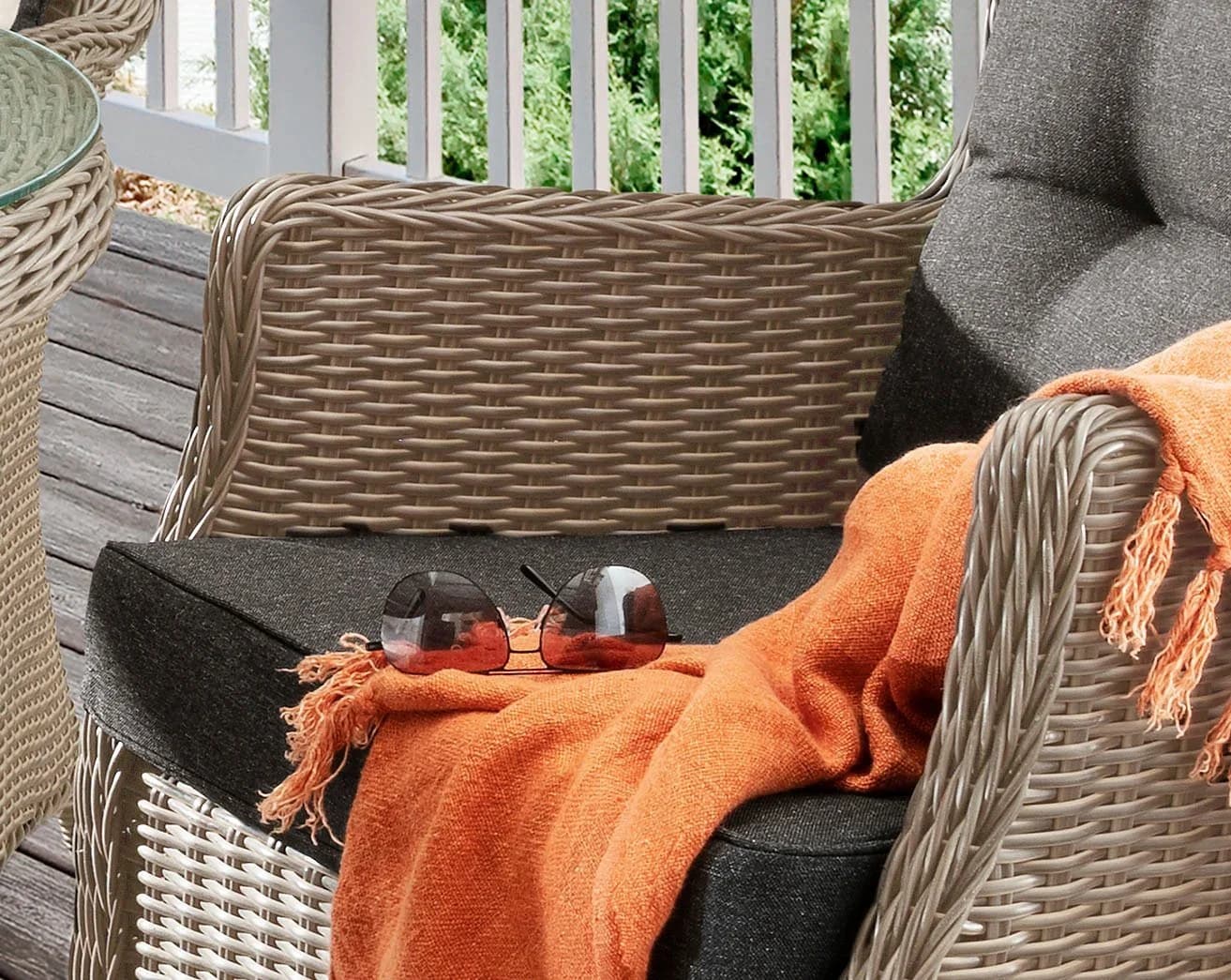 Destiny Garten-Essgruppe CASA LUNA 13-tlg. 4x Sessel 1x Tisch Polyrattan - Bild 5