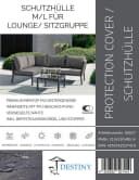 Destiny Gartenmöbel-Schutzhülle Anthrazit Ripstop Polyester Bild 4