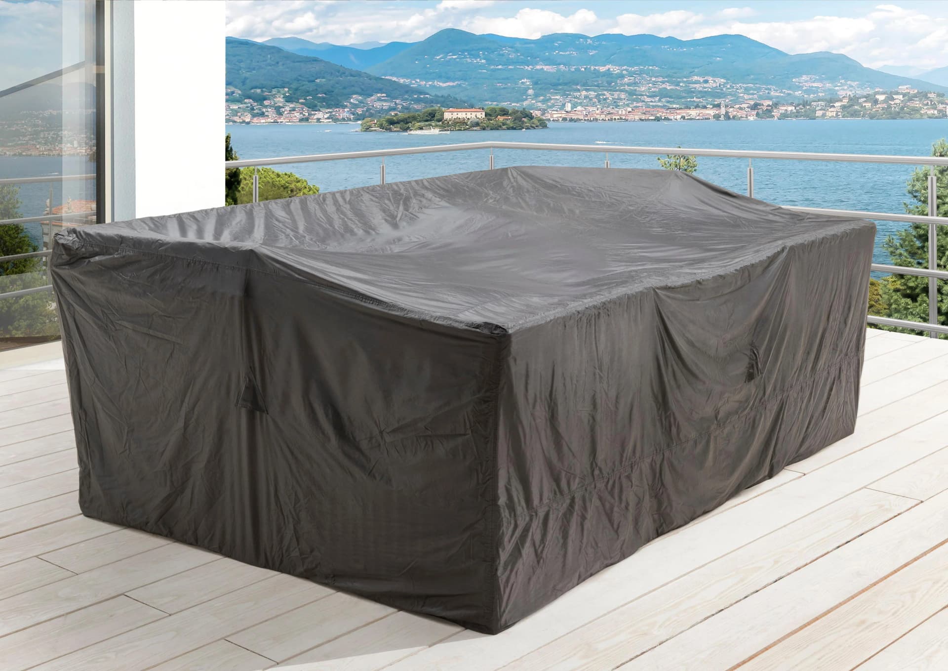 Destiny Gartenmöbel-Schutzhülle Anthrazit Ripstop Polyester - Bild 5