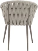 Destiny MOLINO Gartensessel Grau Taupe Aluminium Stapelbar Bild 4