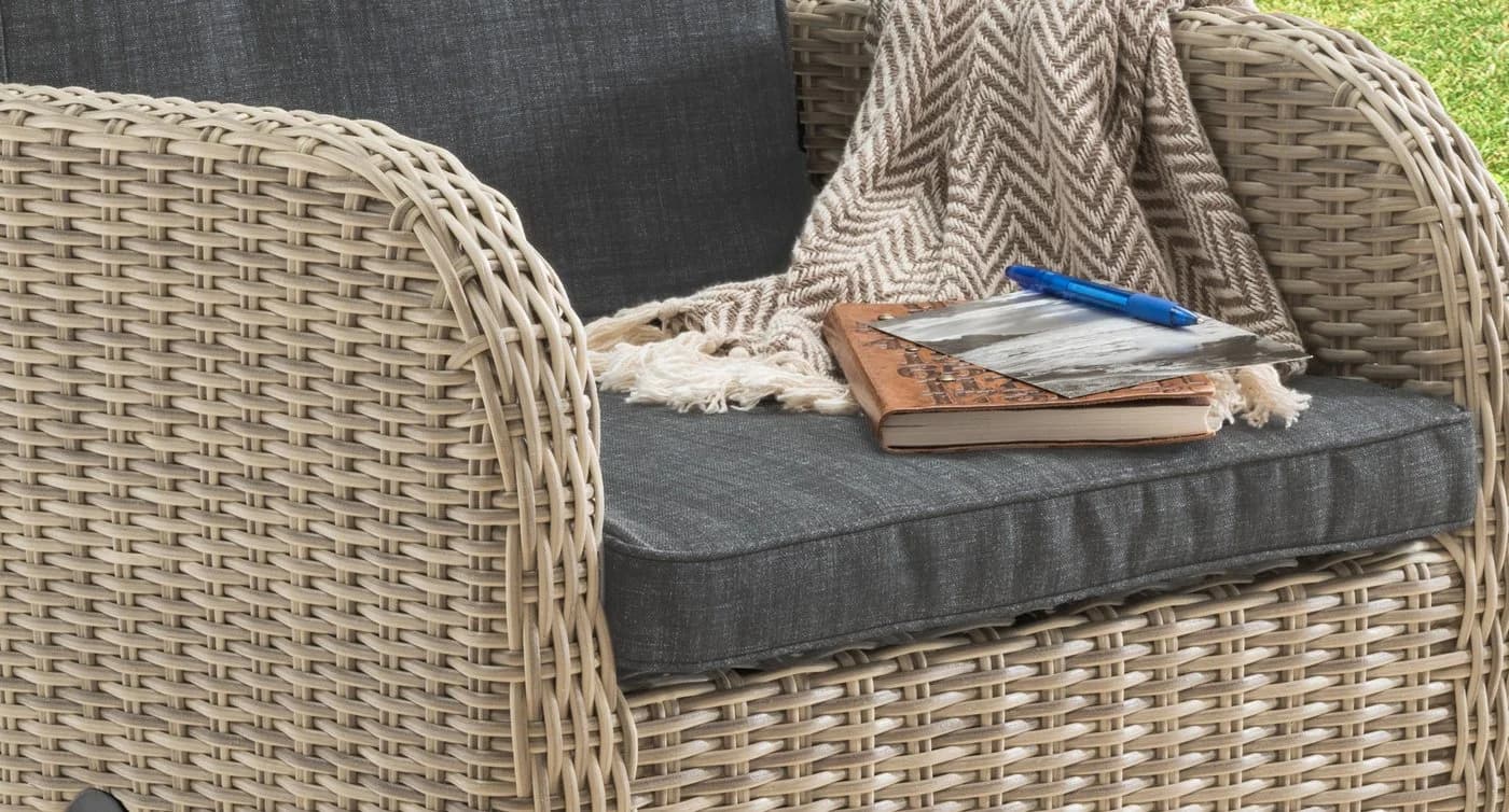 Destiny Garten-Essgruppe PALMA LUNA 5-tlg. Aluminium Polyrattan - Bild 5