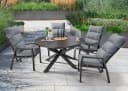 Destiny Garten-Essgruppe GARDA ARONA 9-tlg. Anthrazit Aluminium Bild 1