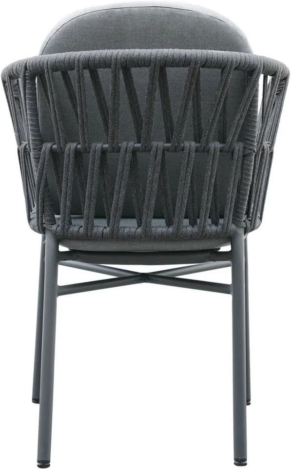 Destiny Gartensessel COMO 2er Set stapelbar anthrazit grau - Bild 4