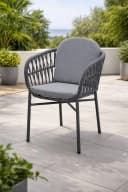Destiny Gartensessel COMO 2er Set stapelbar anthrazit grau Bild 5