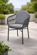 Destiny Garten-Essgruppe COMO ARONA 4 Sitze + Tisch Ø120/170 cm Bild 5