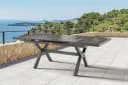 Destiny Garten-Essgruppe MOLINO GARDA 4 Sessel Ausziehtisch Anthrazit Bild 1
