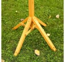 Mucola Vogelhausständer aus Holz, Universell einsetzbar, Braun Bild 1