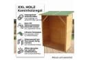 Mucola Kaminholzregal XXL Brennholzregal Holz Bild 1