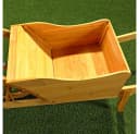 Mucola Pflanzkübel Schubkarre Braun Fichtenholz Bild 4