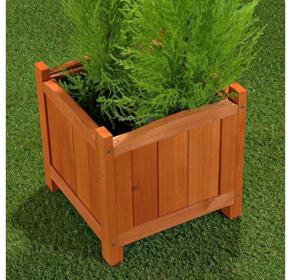 Mucola Pflanzkübel Blumentopf Fichtenholz - Bild 3
