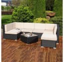 Mucola Gartenlounge-Set Polyrattan Outdoor Lounge Bild 1