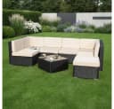 Mucola Gartenlounge-Set Polyrattan Outdoor Lounge Bild 2