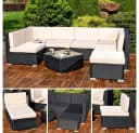Mucola Gartenlounge-Set Polyrattan Outdoor Lounge Bild 3