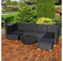 Mucola Gartenlounge-Set Polyrattan Outdoor Lounge Bild 4