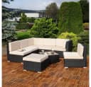 Mucola Gartenlounge-Set Polyrattan Outdoor Lounge Bild 5