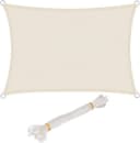 Woltu Sonnensegel Polyester Windschutz creme Bild 2