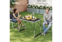 Woltu Klapptisch höhenverstellbar Aluminium Schwarz Bild 1