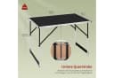 Woltu Klapptisch höhenverstellbar Aluminium Schwarz Bild 3