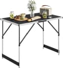 Woltu Klapptisch höhenverstellbar Aluminium Schwarz Bild 4