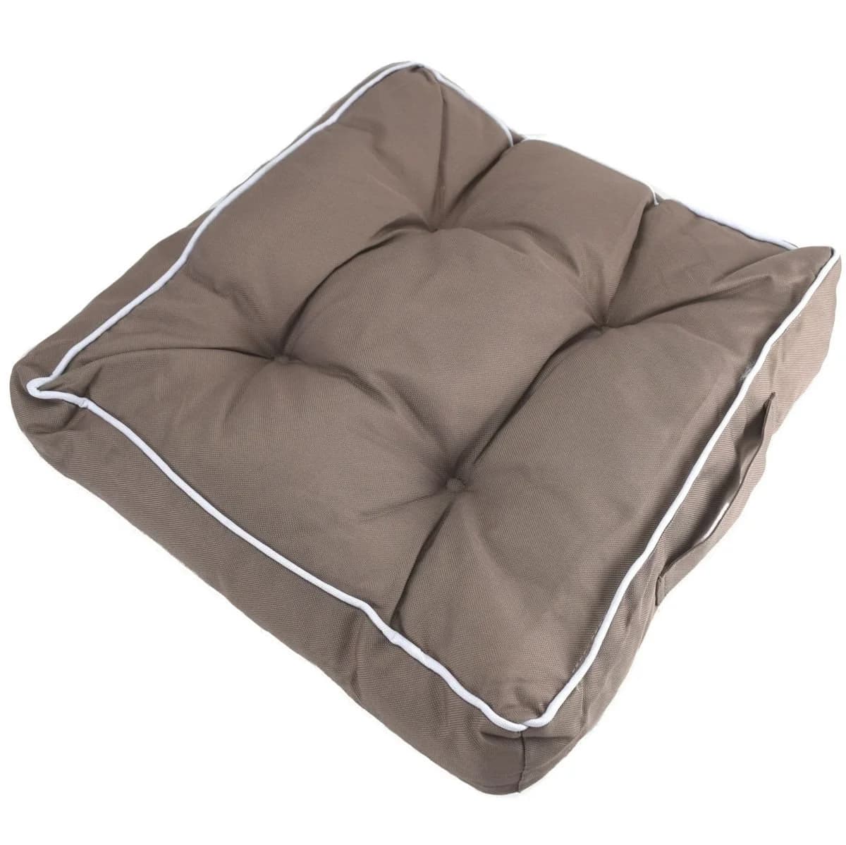 Bolan Sitzkissen Outdoor 39x39 cm 4-Punkt-Steppung Taupe/Braun - Bild 2