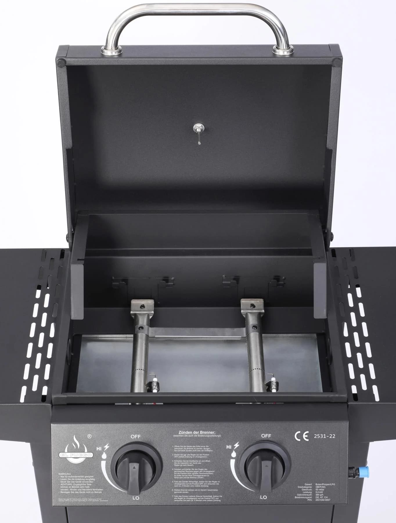 Gasgrill EL FUEGO San Jose 2 Brenner Schwarz - Bild 2